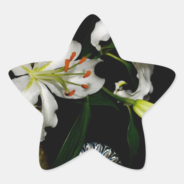 Iirsh Design - Sammlung von Messing und Blume Stern-Aufkleber (Vorderseite)