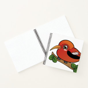 Iiwi Hawaii Forest Bird Notizbuch