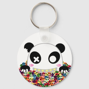 Ijimekko der Panda - Zuckerschädel Schlüsselanhänger