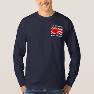 IJN Schlachtschiff Musashi langes Hülsen-T-Shirt T-Shirt