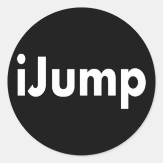 iJump Runder Aufkleber