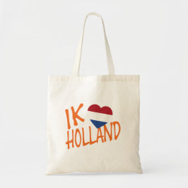 Ik Heartflag Holland oder btcnt Tragetasche