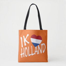 Ik Heartflagge Holland, auf oder fest