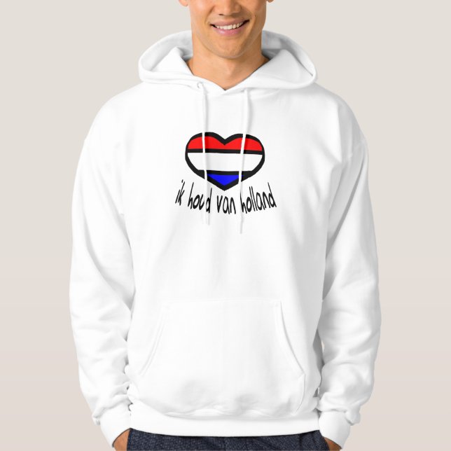 Ik houd Packwagen Holland Hoodie (Vorderseite)