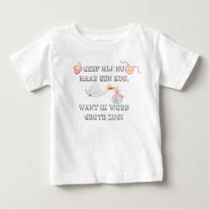 Ik word grote zus baby t-shirt