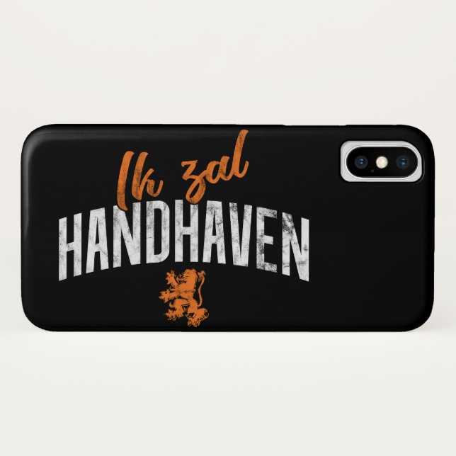 Ik Zal Handhaven Dutch Motto Phone Case (Rückseite (Horizontal))