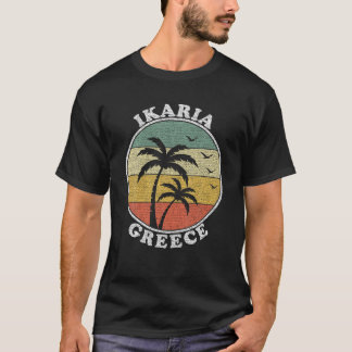 Ikaria Insel Griechenland Urlaub Sommer Reise Vint T-Shirt