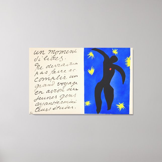 Ikarus Leinwanddruck (Vorderseite)