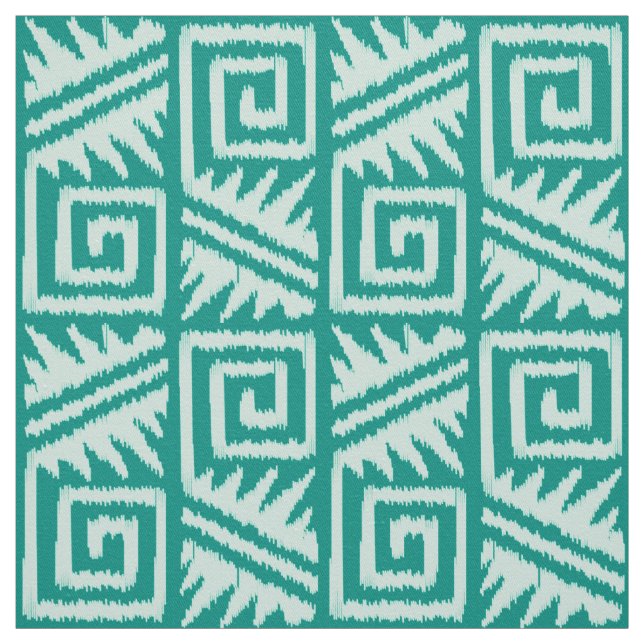 Ikat Aztec - Seafoam Green Stoff (Muster)