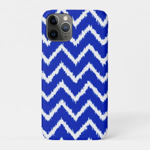 Ikat-Chevrons - Kobaltblau und Weiß Case-Mate iPhone Hülle