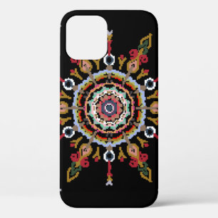 Ikat Damask Red Green Vintag Case-Mate iPhone Hülle