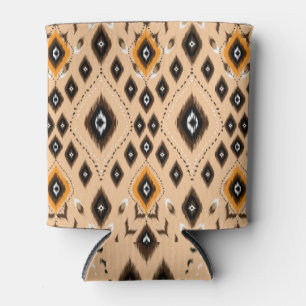 Ikat Ethnic Geometric Folklore Muster Dosenkühler