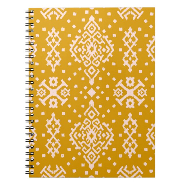 Ikat Folklore-Ornament - ethnische Textur. Notizblock (Vorderseite)
