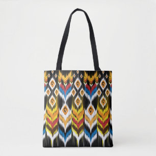 Ikat geometrische Folklore-Ornament. Ethische Stäm