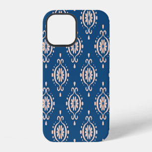 Ikat Geometrisches Folklore-Damaskus-Ornament iPhone 12 Hülle