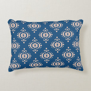 Ikat Geometrisches Folklore Damast Ornament Dekokissen