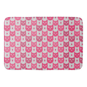 Ikat ikat rosa Muster Badematte