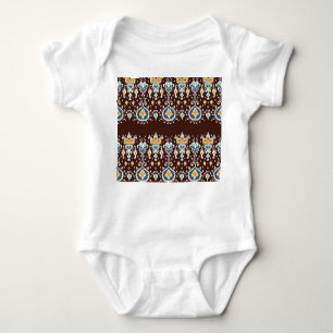 Ikat Inspiration: Orientale Eleganz Baby Strampler