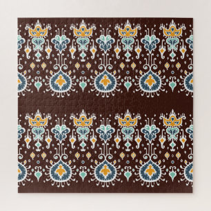 Ikat Inspiration: Orientalische Eleganz Puzzle