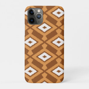 Ikat Muster - Braun, Rost und Creme Case-Mate iPhone Hülle