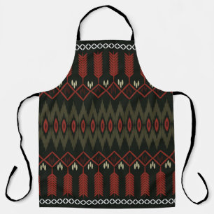 Ikat-Muster: Geometrisches ethnisches Ornament Schürze