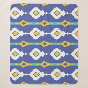 Ikat, nahtloses ethnisches Muster. Sherpadecke