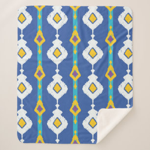 Ikat-nahtloses Muster  Sherpadecke