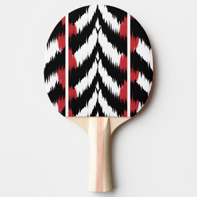 Ikat Pattern Ping Pong Paddle Tischtennis Schläger (Vorderseite)