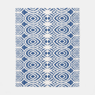 Ikat seamless pattern. Vintage tie dye shibori pri Fleecedecke