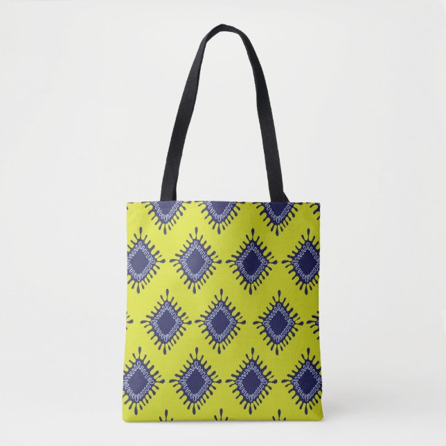 Ikat Tribal: Stilvolles modernes Muster. (Vorderseite)