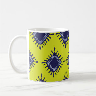 Ikat Tribal: Stilvolles modernes Muster. Kaffeetasse