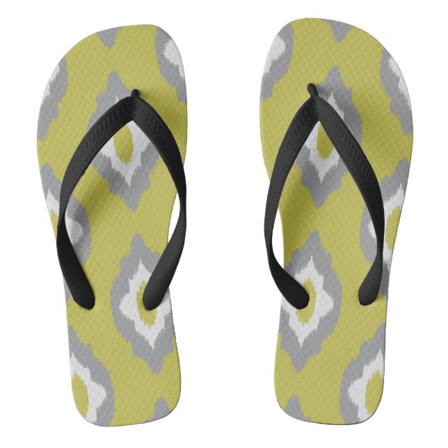 Ikat-Vintage-Muster Flip Flops (Fußbett)