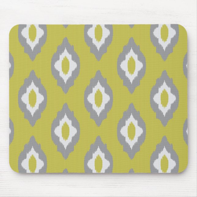 Ikat Vintage-Muster Mousepad (Vorne)