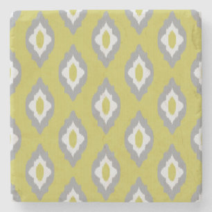 Ikat Vintages Muster Steinuntersetzer