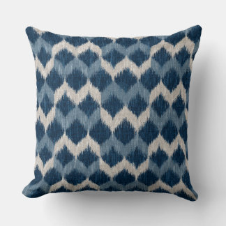 Ikat-Welle Kissen