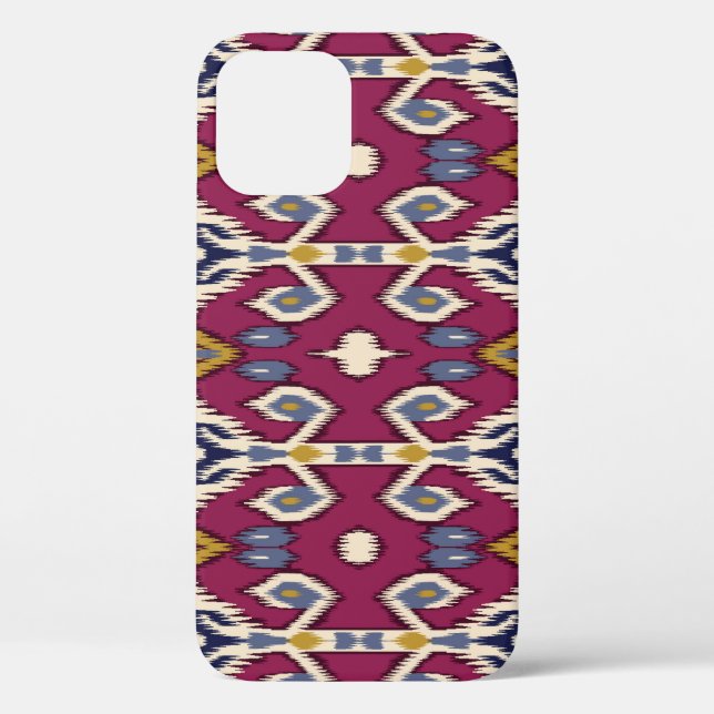 Ikat Zickzack: ethnische Elegance Case-Mate iPhone Hülle (Rückseite)
