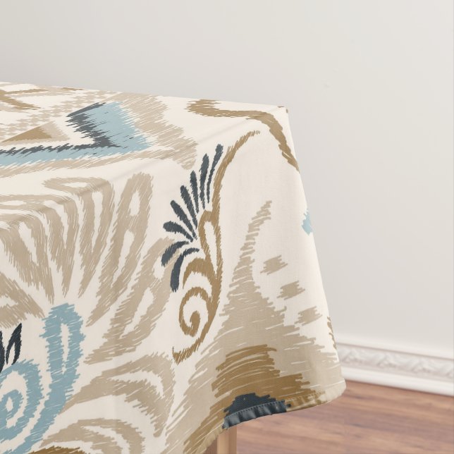 Ikat Zickzack Paisley Tischdecke (Beispiel)