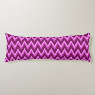 Ikat Zickzack Stripes - Amethyst Lila und Violet Seitenschläferkissen