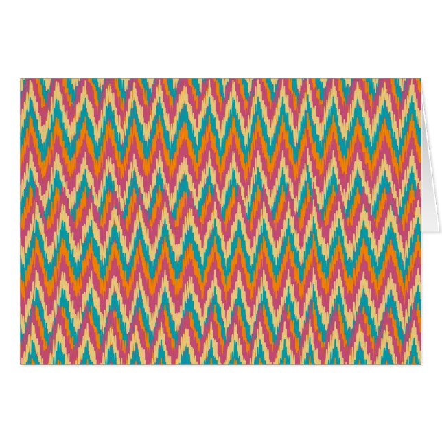 iKat Zigzag Design Gewürzfarben (Vorderseite (Horizontal))