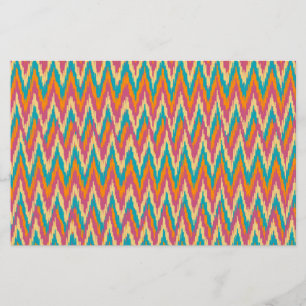 iKat Zigzag Design Gewürzfarben Briefpapier