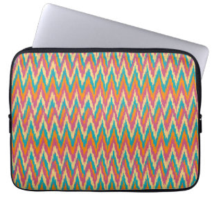 iKat Zigzag Design Gewürzfarben Laptopschutzhülle