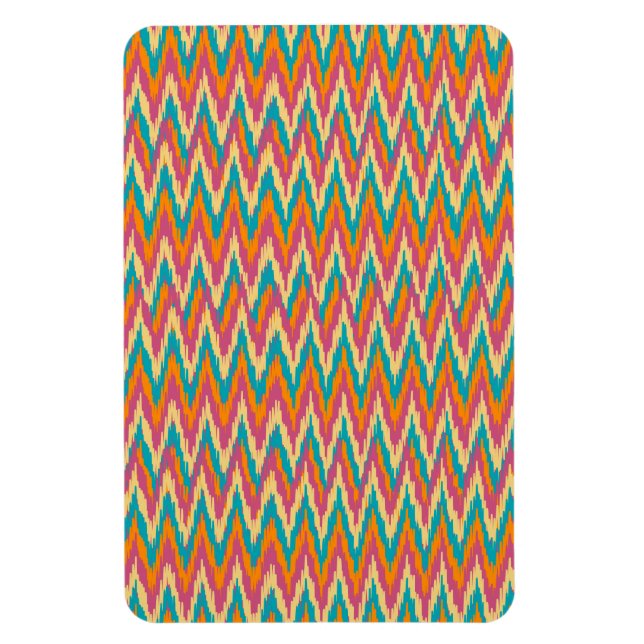 iKat Zigzag Design Gewürzfarben Magnet (Vertikal)