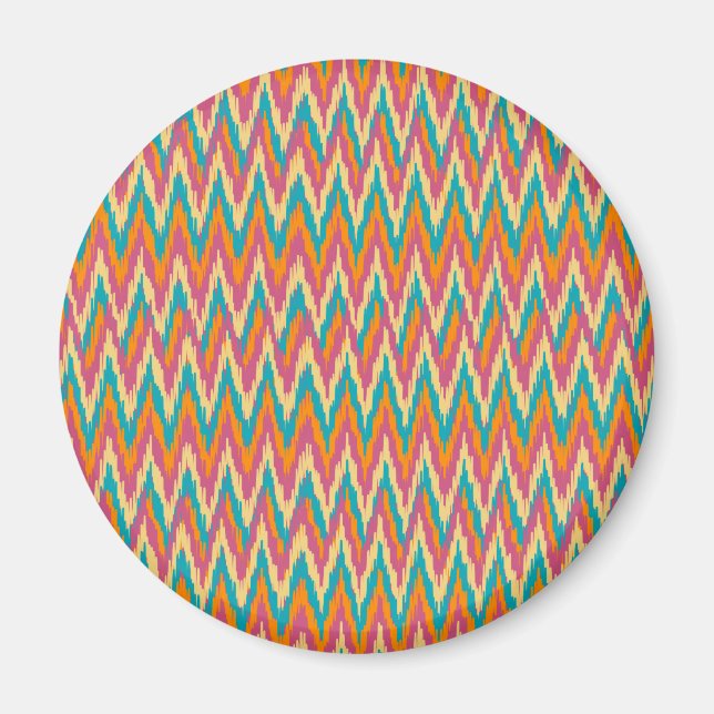 iKat Zigzag Design Gewürzfarben Magnet (Vorne)