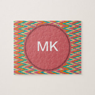 iKat Zigzag Design Gewürzfarben Puzzle