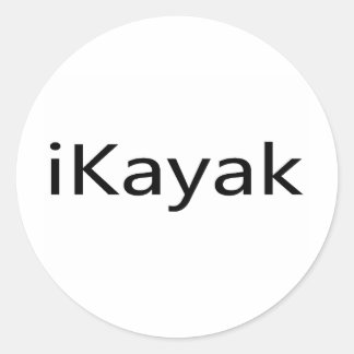 iKayak Runder Aufkleber