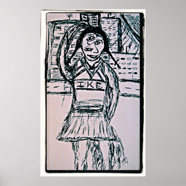 IKE Cheerleader Poster (Vorne)