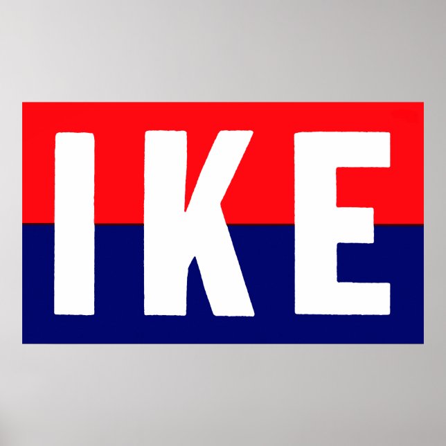 Ike for President 1952 Poster (Vorne)