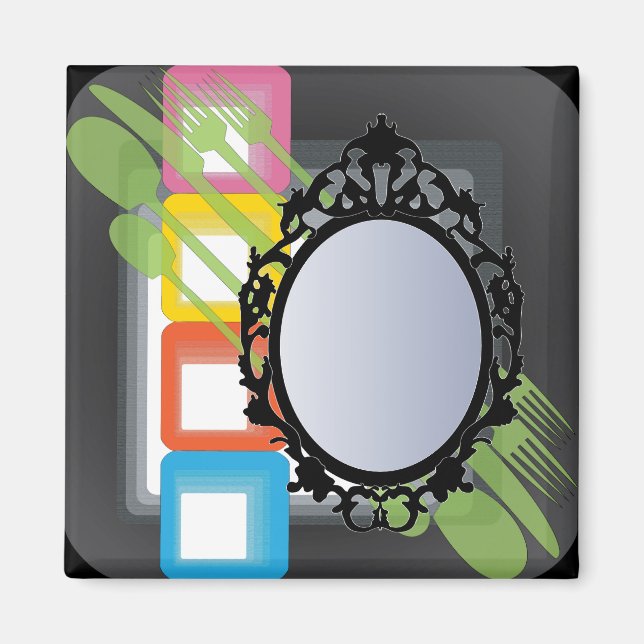 Ikea Mirrors Mod Magnet (Vorne)