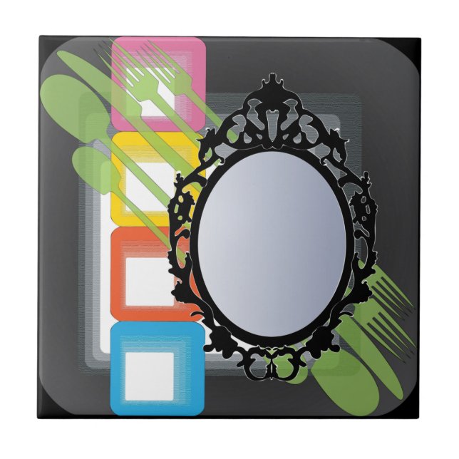 Ikea Mirrors Mod Tile Fliese (Vorderseite)