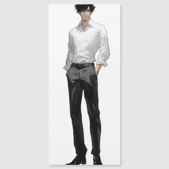 Ikemen Anime Man Magnetkarte (Vorderseite)